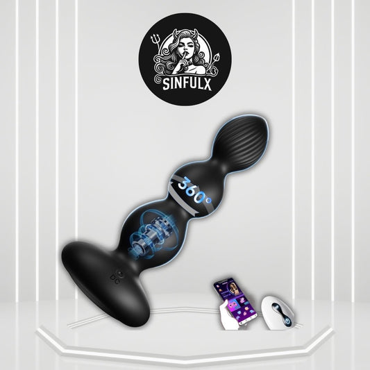SwirlCore 360° Rotating Prostate Massager - SinfulX - Personal Care > Sexual Wellness > Prostate Massager