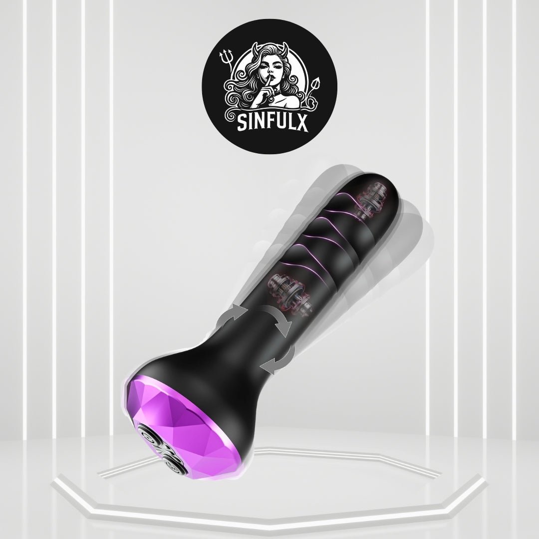 DualSpin Rotating Vibrating Prostate Massager - SinfulX - Personal Care > Sexual Wellness > Prostate Massager
