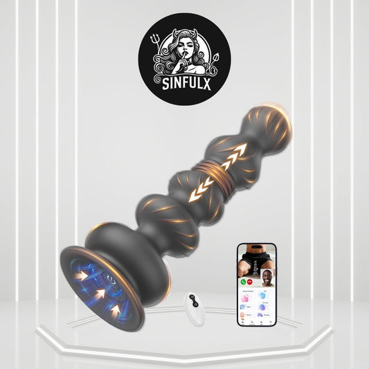ThrustWaveX Thrusting Anal Beads Prostate Massager - SinfulX - Personal Care > Sexual Wellness > Prostate Massager