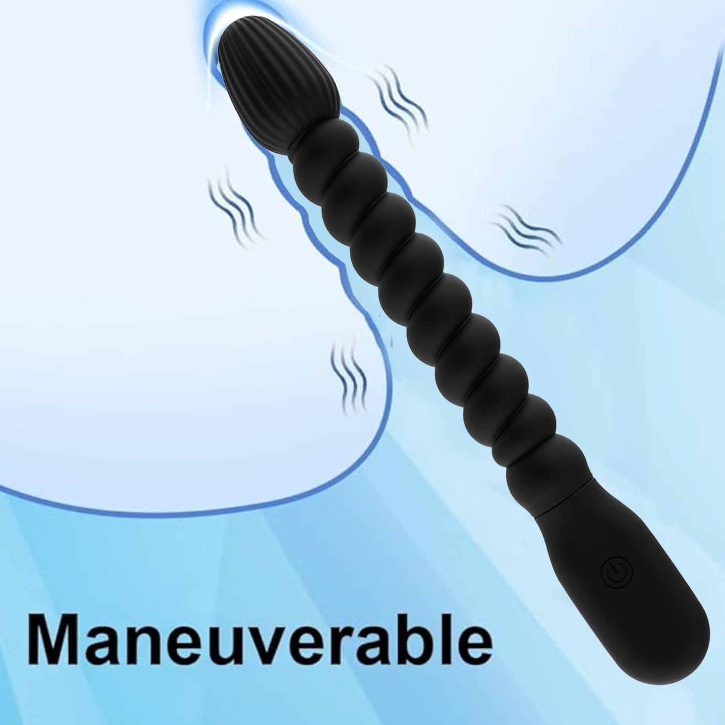 PulseGlow Vibrating Anal Beads Butt Plug Wand - SinfulX - Personal Care > Sexual Wellness > Prostate Massager