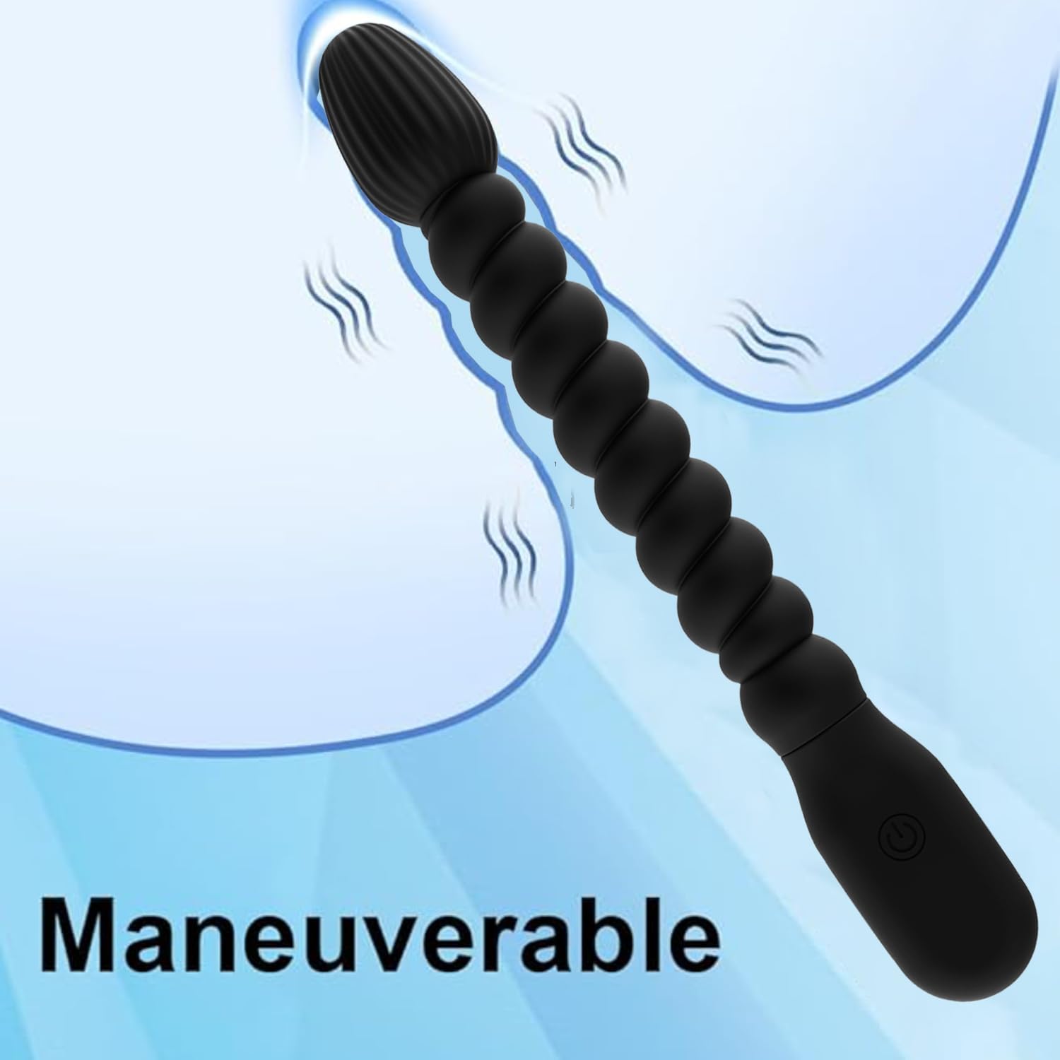 PulseGlow Vibrating Anal Beads Butt Plug Wand - SinfulX - Personal Care > Sexual Wellness > Prostate Massager