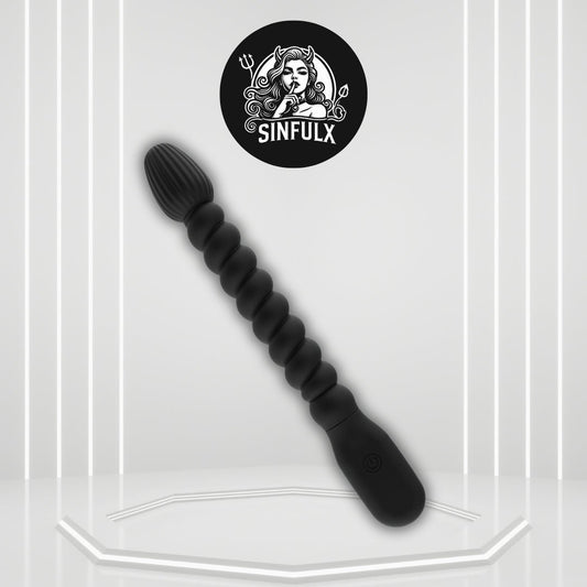 PulseGlow Vibrating Anal Beads Butt Plug Wand - SinfulX - Personal Care > Sexual Wellness > Prostate Massager