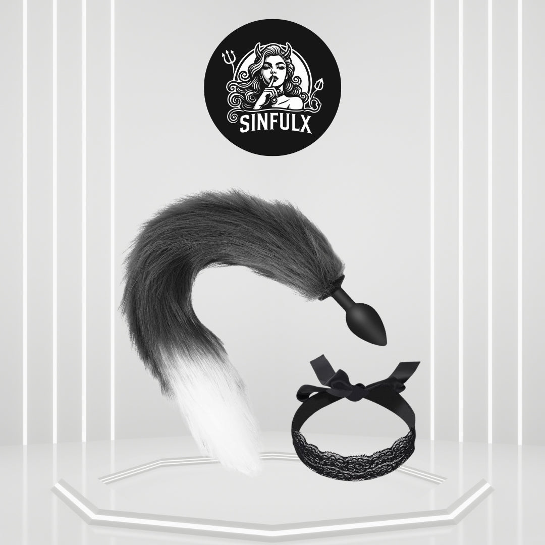 WildWhisper Silicone Fox Tail Butt Plug Beginner - SinfulX - 