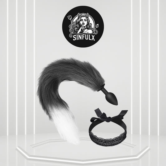 WildWhisper Silicone Fox Tail Butt Plug Beginner - SinfulX - 