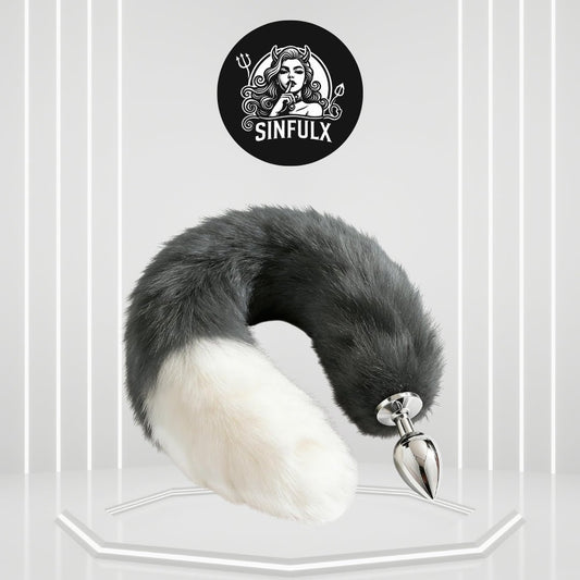 FoxyLuxe Fox Tail Butt Plug with Detachable Tail - SinfulX - 