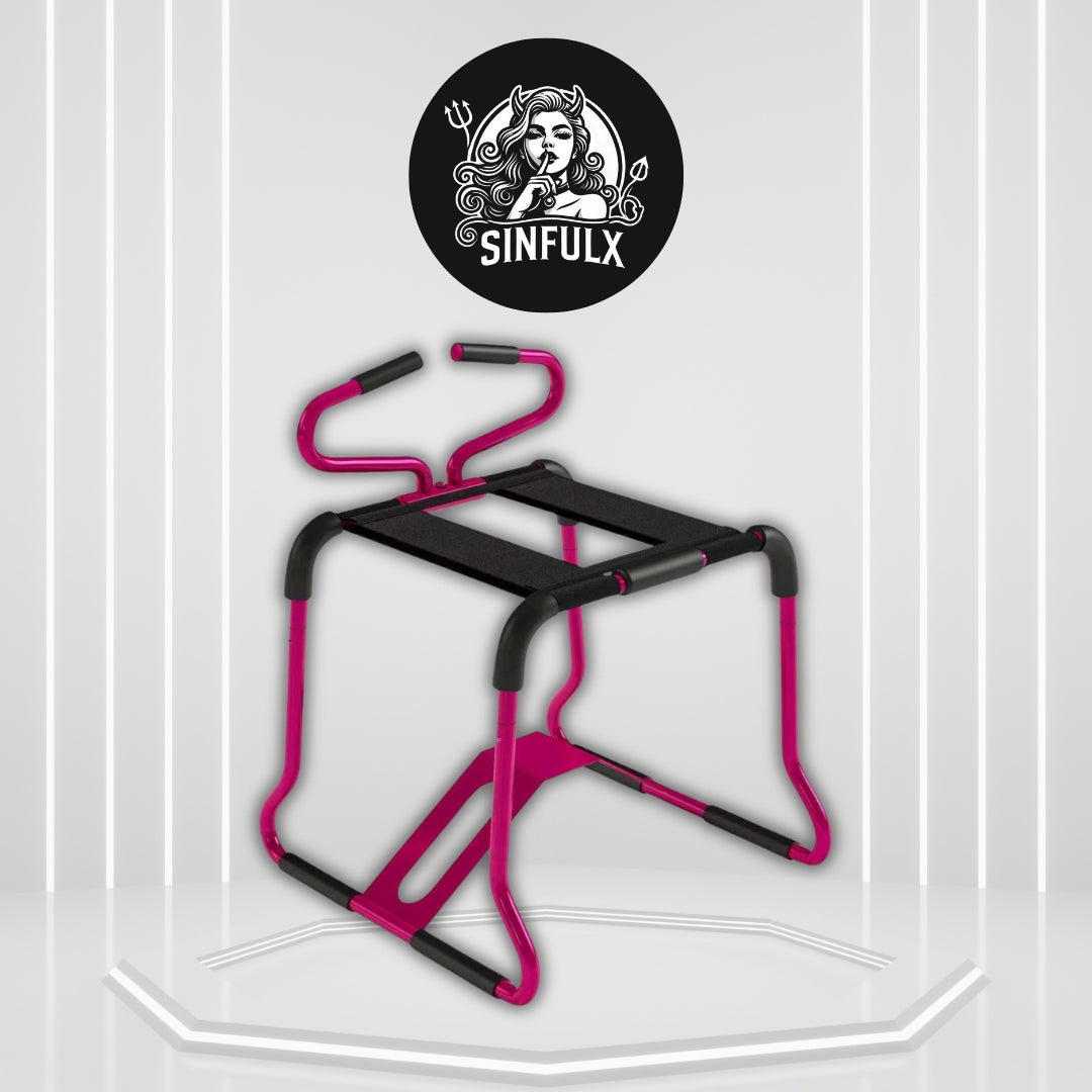 BlushVixen Pink Sex Chair | 350lb Position Stool