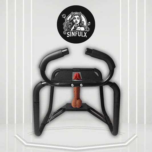 SinPivot Sex Chair | Rotating Armrests, 500lb Support Frame