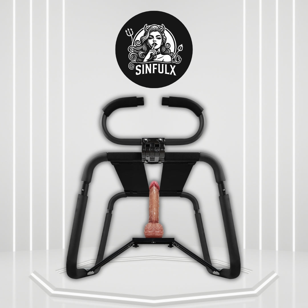 ObsidianRide Adjustable Handle Sex Chair with Dildo Mount