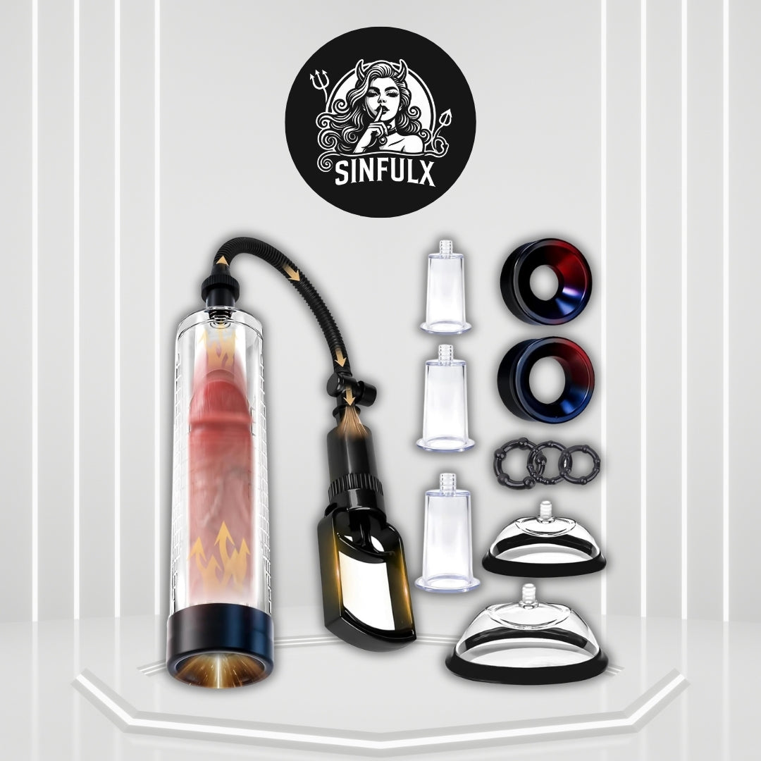 RaptureDraw Penis & Pussy Pump Set | Manual Vacuum Pump Kit