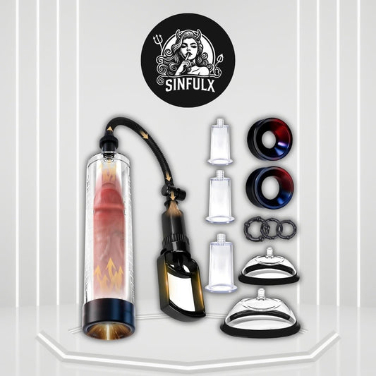 RaptureDraw Penis & Pussy Pump Set | Manual Vacuum Pump Kit - SinfulX -