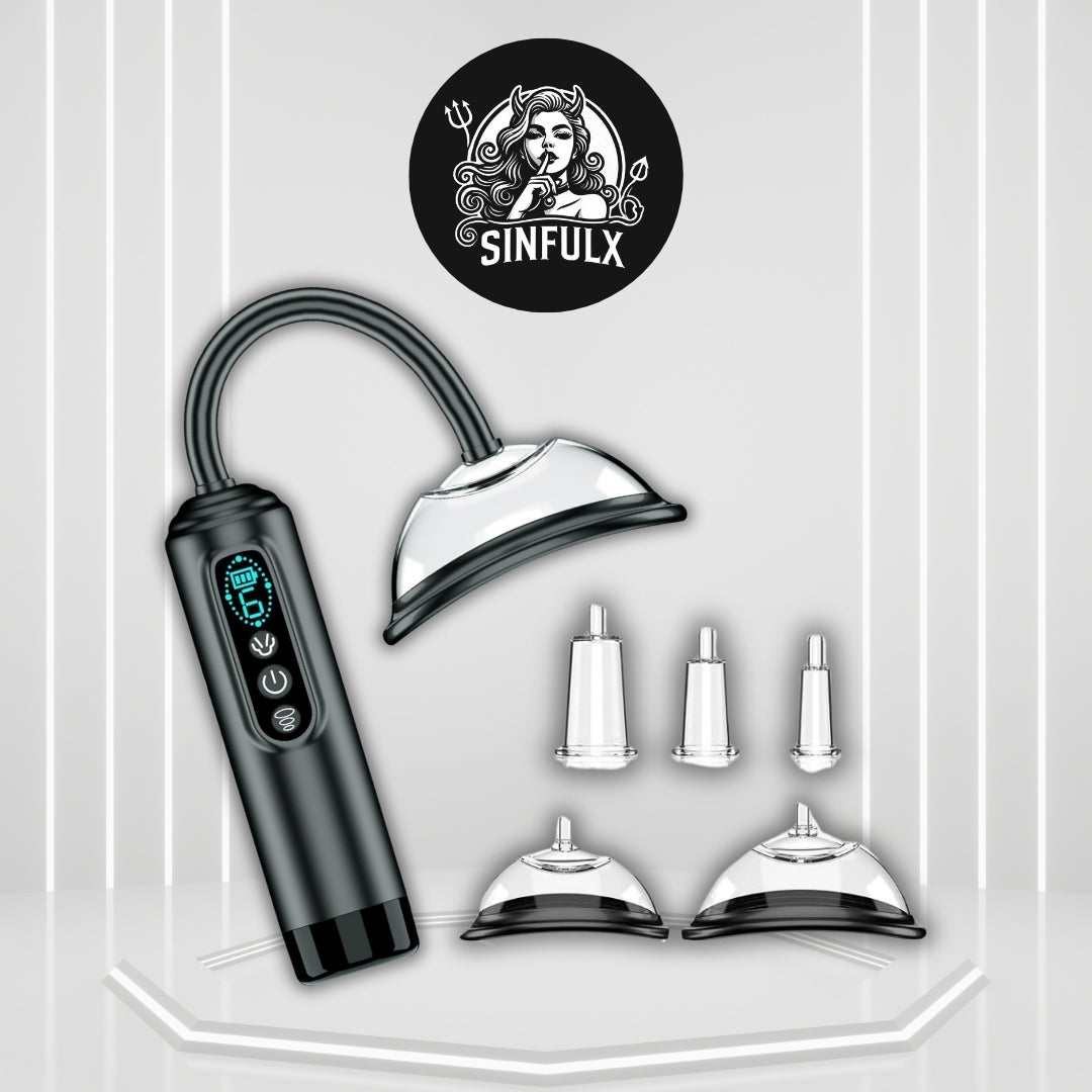 EmberCircuit Electric Pussy Pump | 6 Modes, 5 Cups, LCD Screen