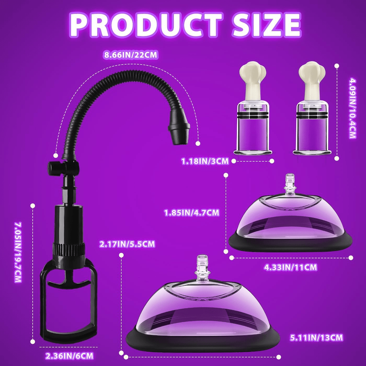 SilkenQuartet Pussy Pump & Nipple Sucker Kit | 4 Piece Set - SinfulX -