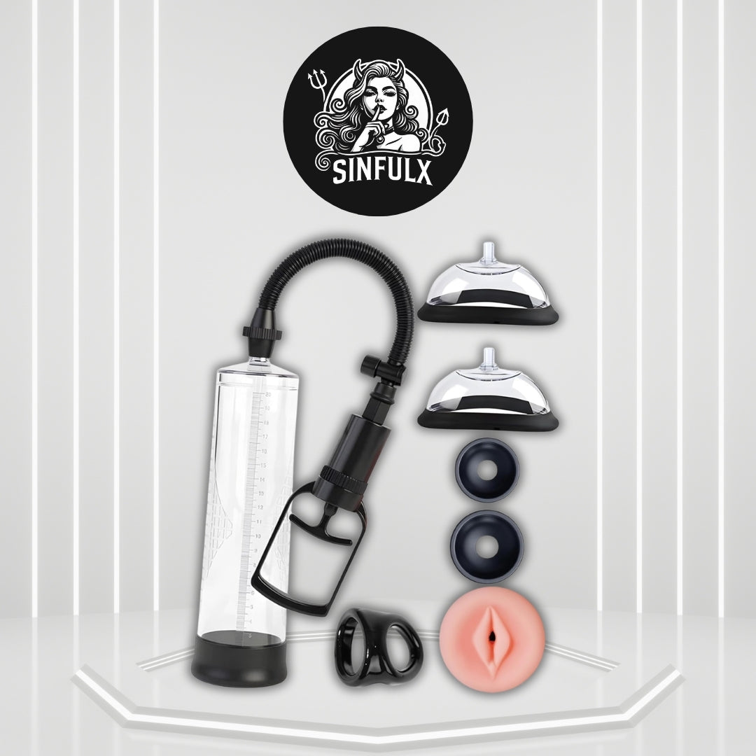 NocturneDuo 2-in-1 Penis & Pussy Pump Kit | Couples Vacuum Set
