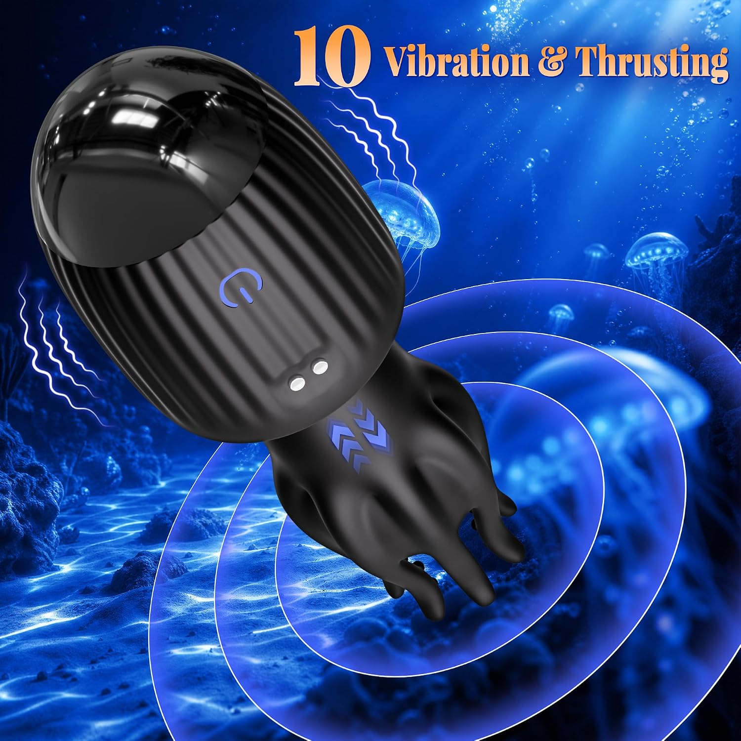 LureFlex Glans Trainer Masturbator with Cock Rings
