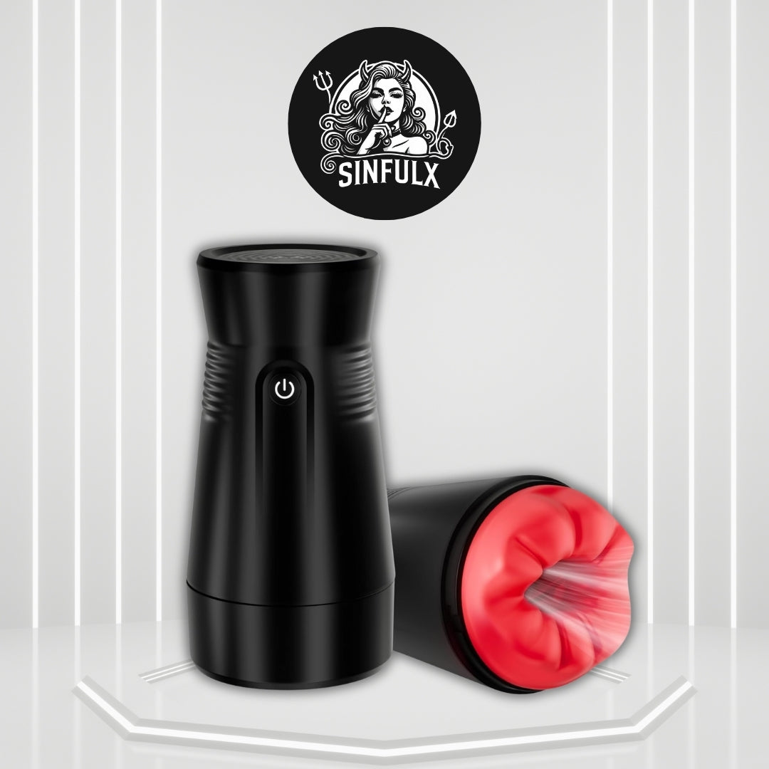 VellumVent 5-in-1 Male Training Masturbator | 9 Modes & 3D Mouth Cup