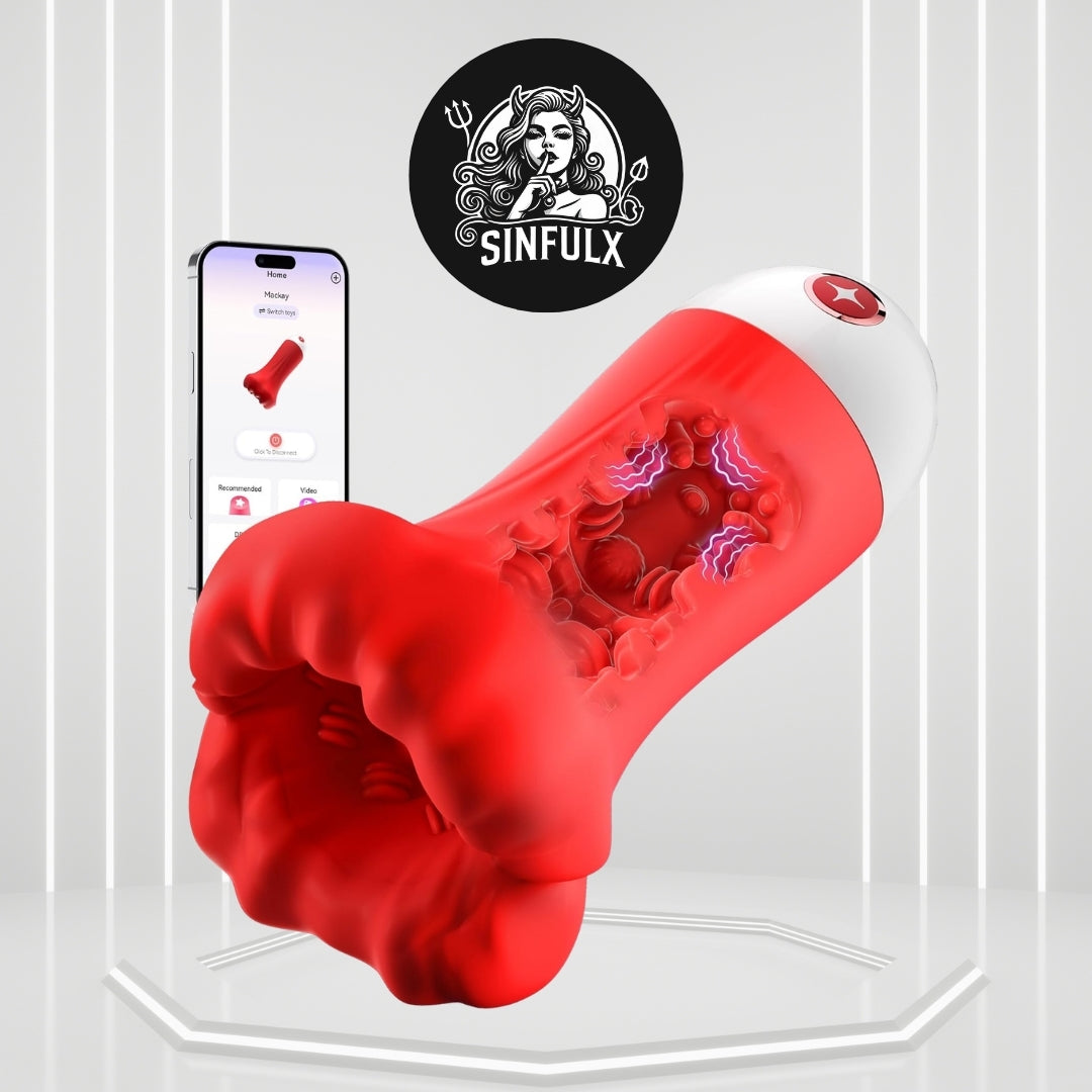 NirvanaGuide AI Interactive Male Training Masturbator | 9 Modes