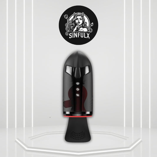 VoltNoir 4-in-1 Male Trainer Masturbator | Rotating & Sucking Pump - SinfulX -