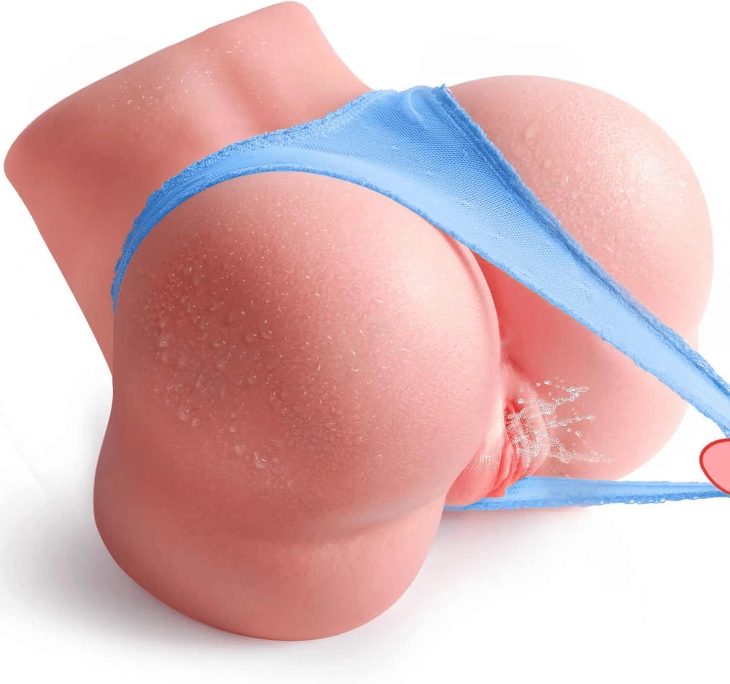 GripCoreX Dual Channel Sex Doll Stroker with Support Ring - SinfulX - 