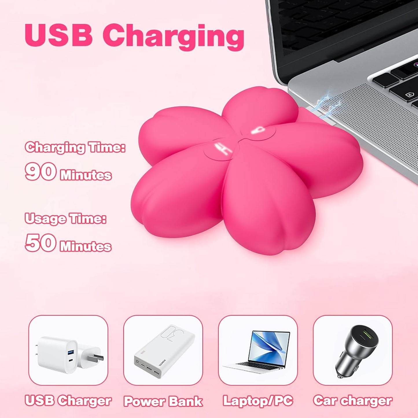 DualClamp Vibrating Nipple & Clitoral Clamps 9 Modes - SinfulX - Personal Care > Sexual Wellness > Nipple Stimulator