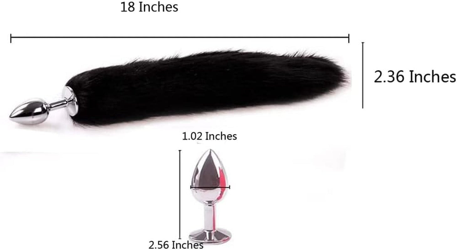 OnyxTail Small Steel Tail Butt Plug Black - SinfulX - 