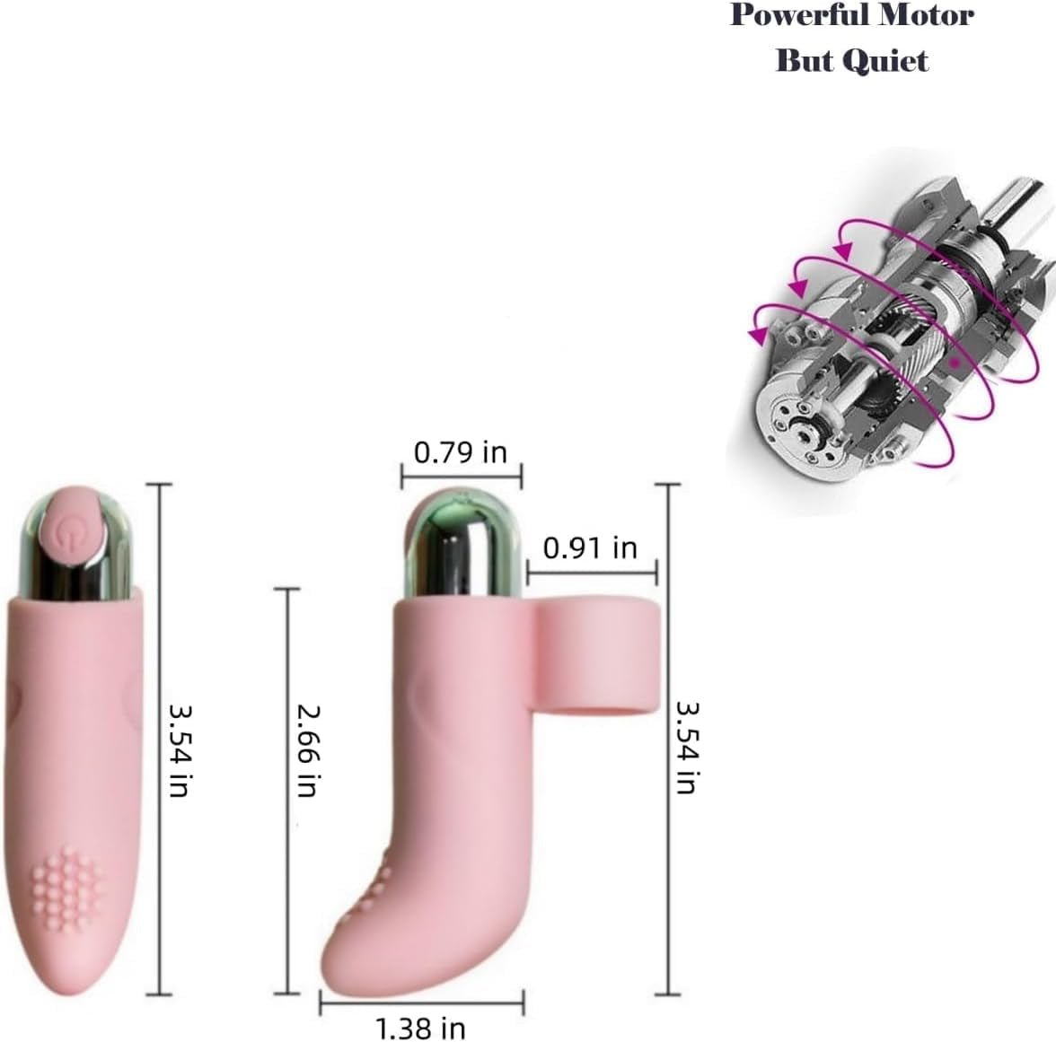 HydraPulse Finger Vibrator 10 Modes IPX7 Waterproof USB - SinfulX - Personal Care > Sexual Wellness > Finger Vibrator