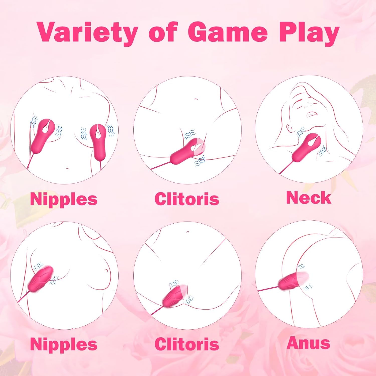 Sex Toys Nipple Clamps Toys - Adult Toys Nipple Vibrator Clitoral Stimulator G Spot Vibrator with 10 Vibration, Mini Wearable Egg Vibrator Women Sex Pleasure Toys, Adult Sex Toy for Women Couples