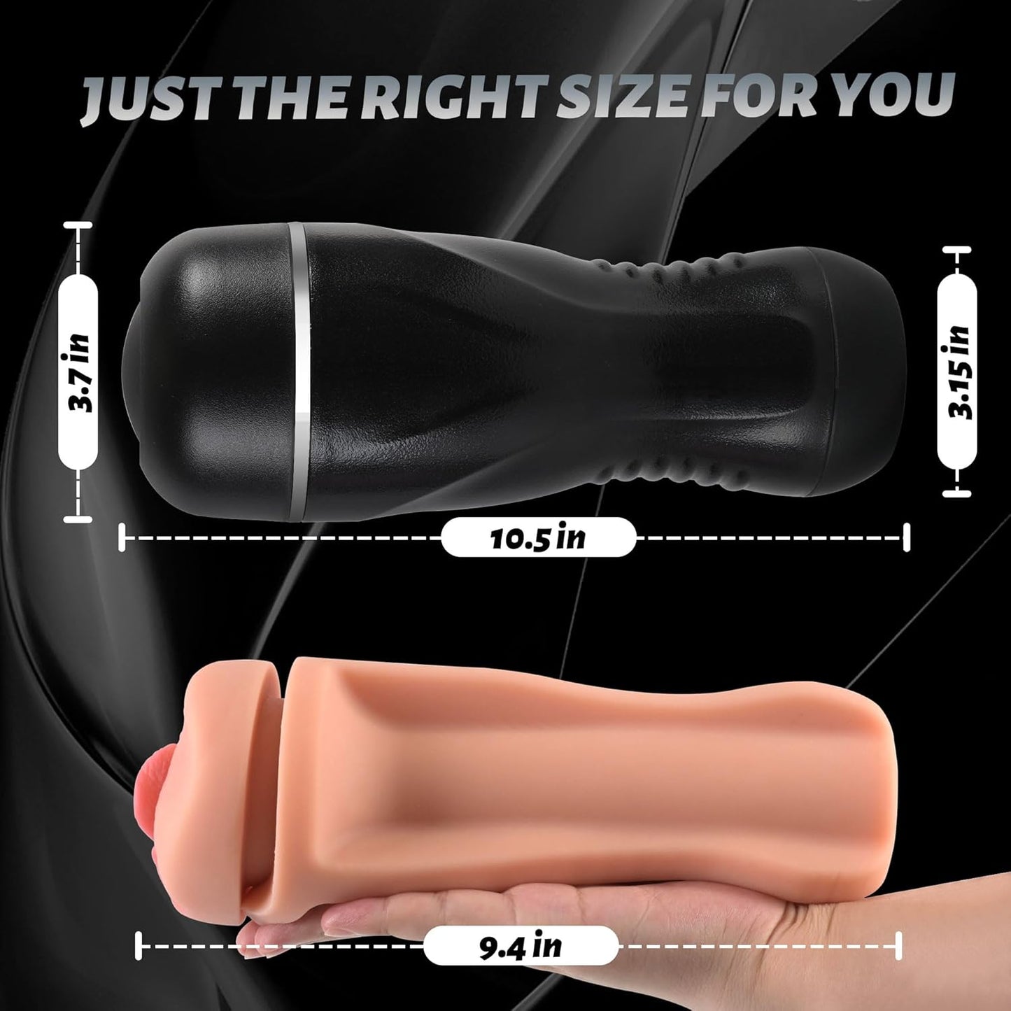 Male Masturbator Cup Sex Toys for Men, Realistic Pocket Pussy with 8 Inch Lifelike Textured Vagina, Male Blowjob Stroker Man Masturbation for Penis Training - SinfulX - 