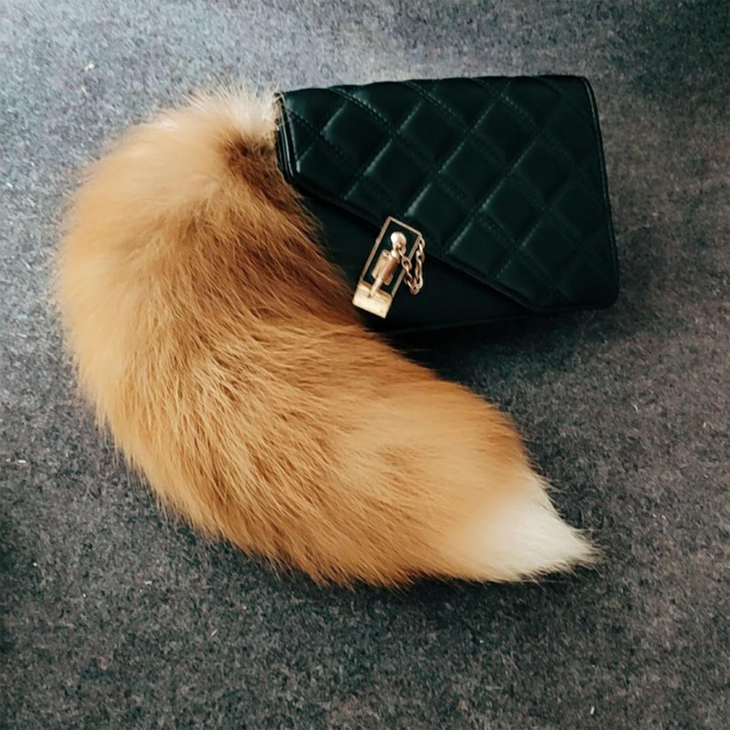 BronzeFur Brown Fox Tail Steel Butt Plug Cosplay - SinfulX - 