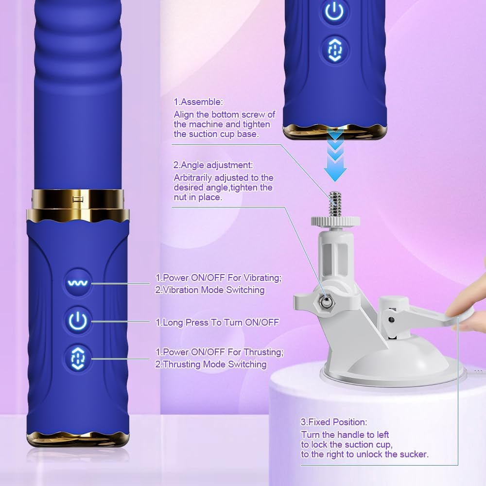 DeepPulse Thrusting Dildo Machine 10 Modes - SinfulX - 