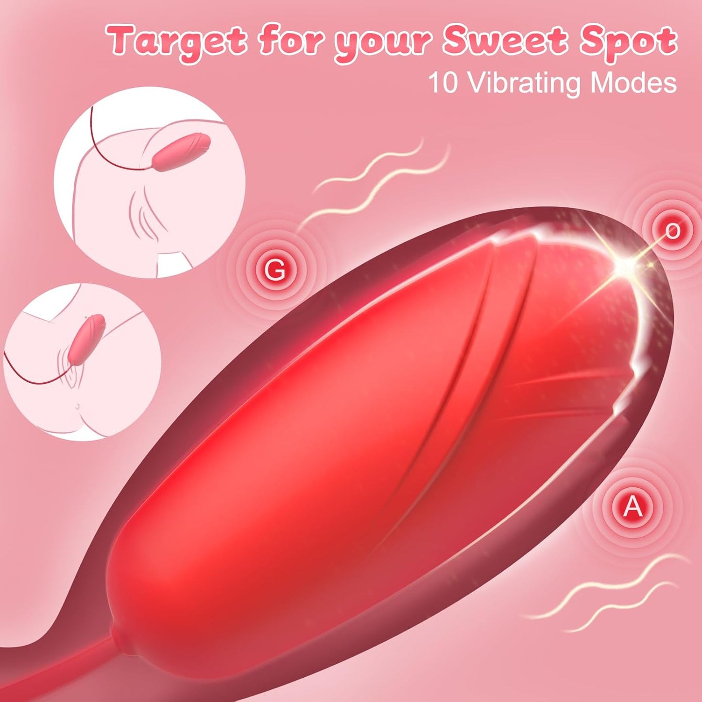 Sex Toy Nipple Clamps Vibrator | 2 in 1 Nipple Vibrators with Vibrating Bullet Egg with 10 Vibration Modes | Nipple Toys for Women and Couples Foreplay | BDSM Sex Toy | Clit G-Spot Anal Stimulator