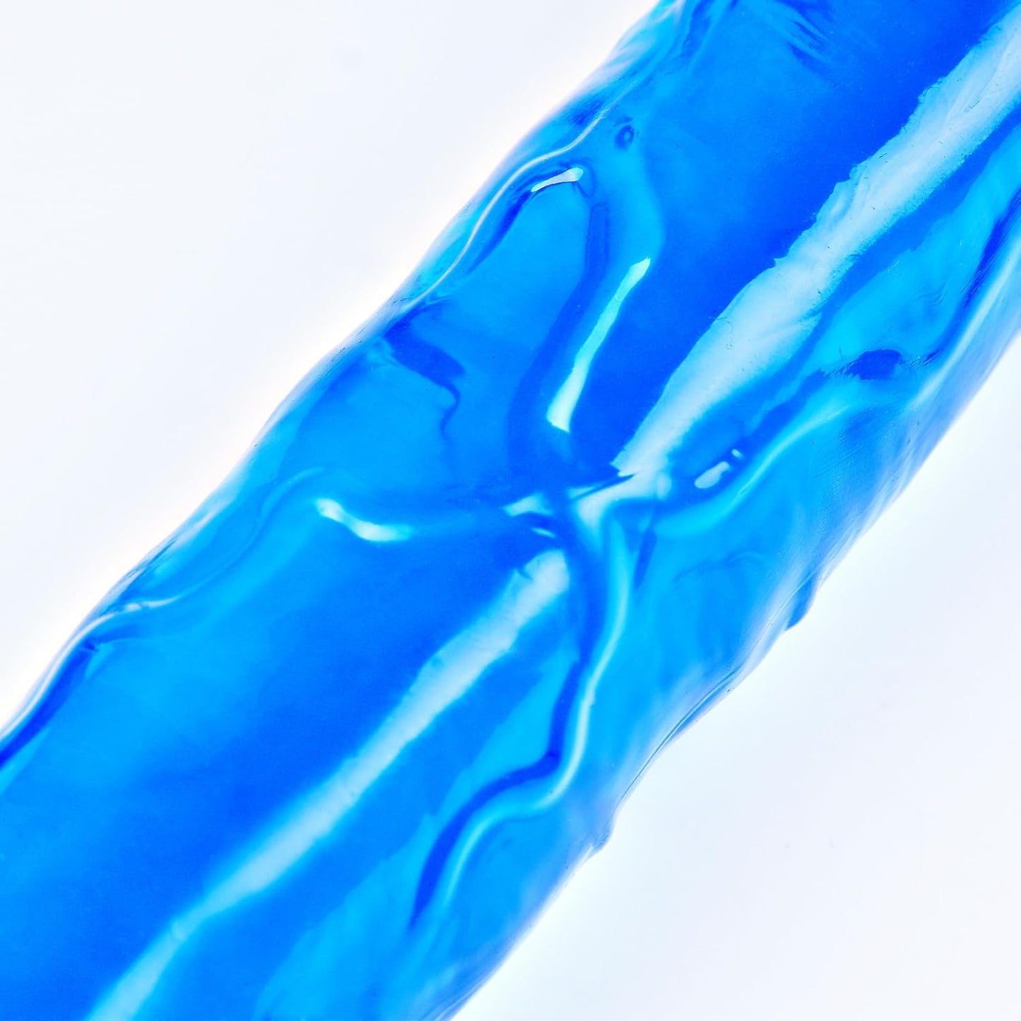 11.8 * 1.3 Inches Realistic Double Sided Dildo,Slim Small Anal Dildo with Veins and Thin Glans Double End Penis, Perfect for Beginner Women and Lesbian Couples Dual Head Long Penis(Blue) - SinfulX - 