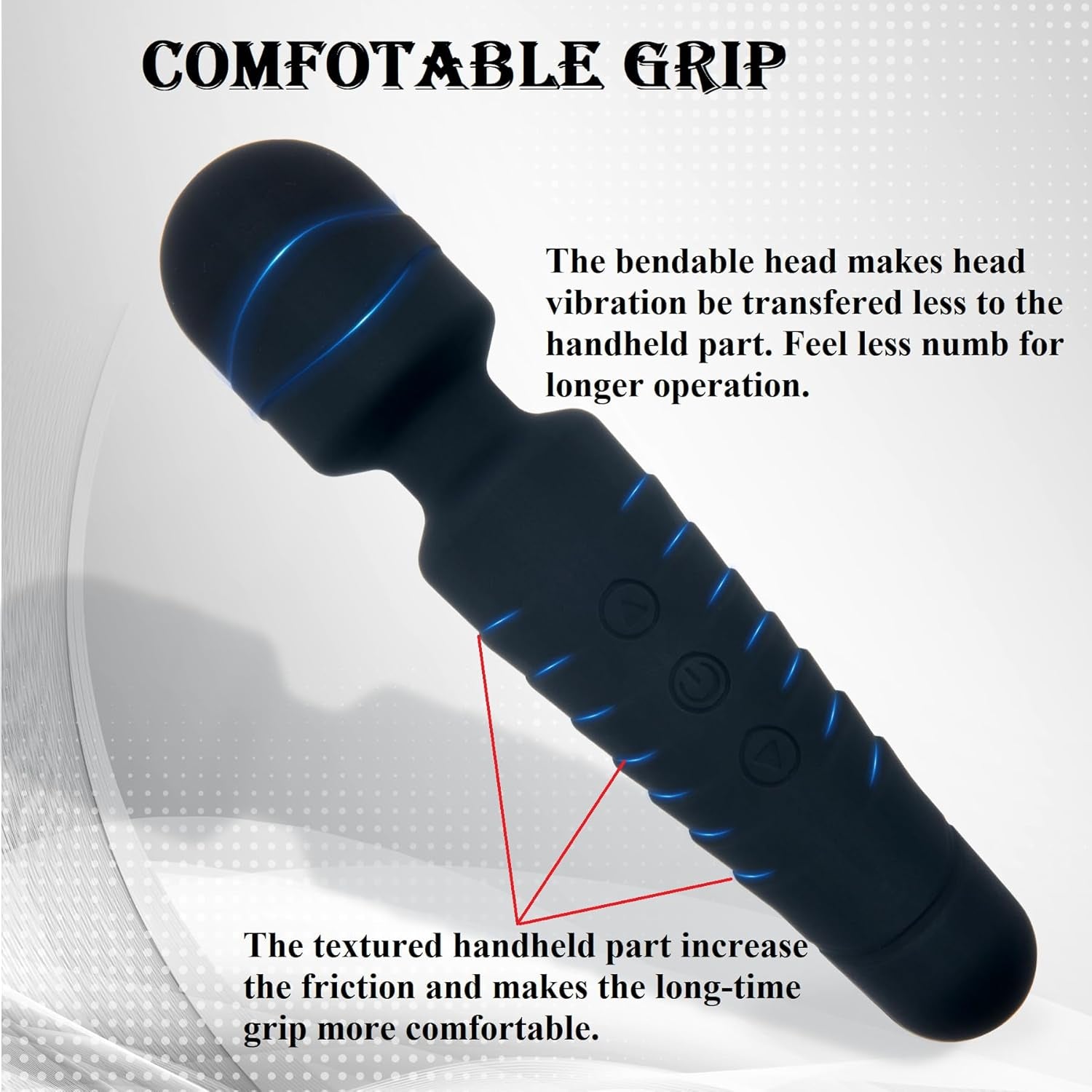 FlexiClimax G - Spot Wand Vibrator 10 Modes 5 Intensities - SinfulX - Personal Care > Sexual Wellness > Wand Vibrator