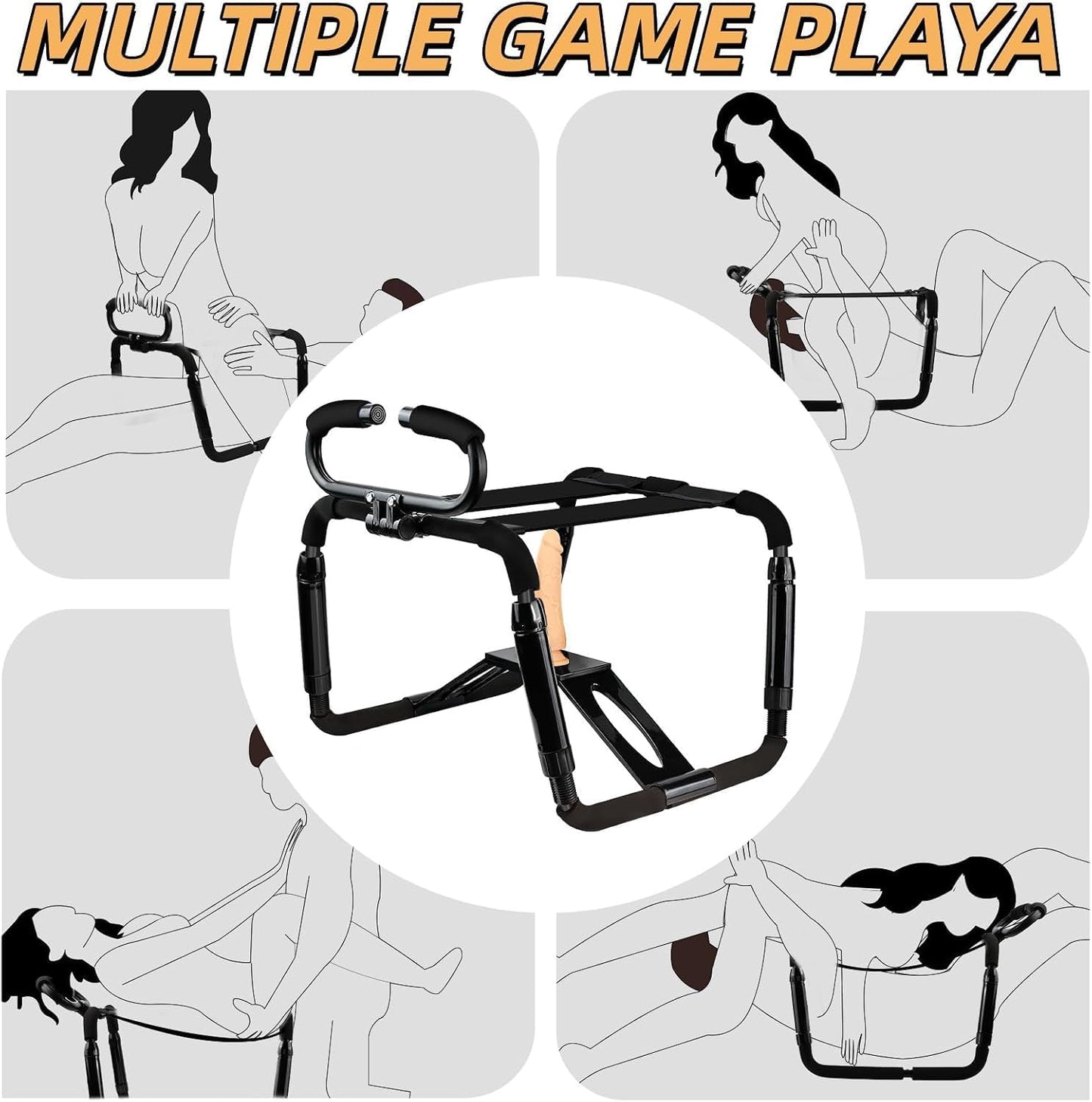 SinApex 500lb Support Sex Chair | Adjustable BDSM Sex Bench