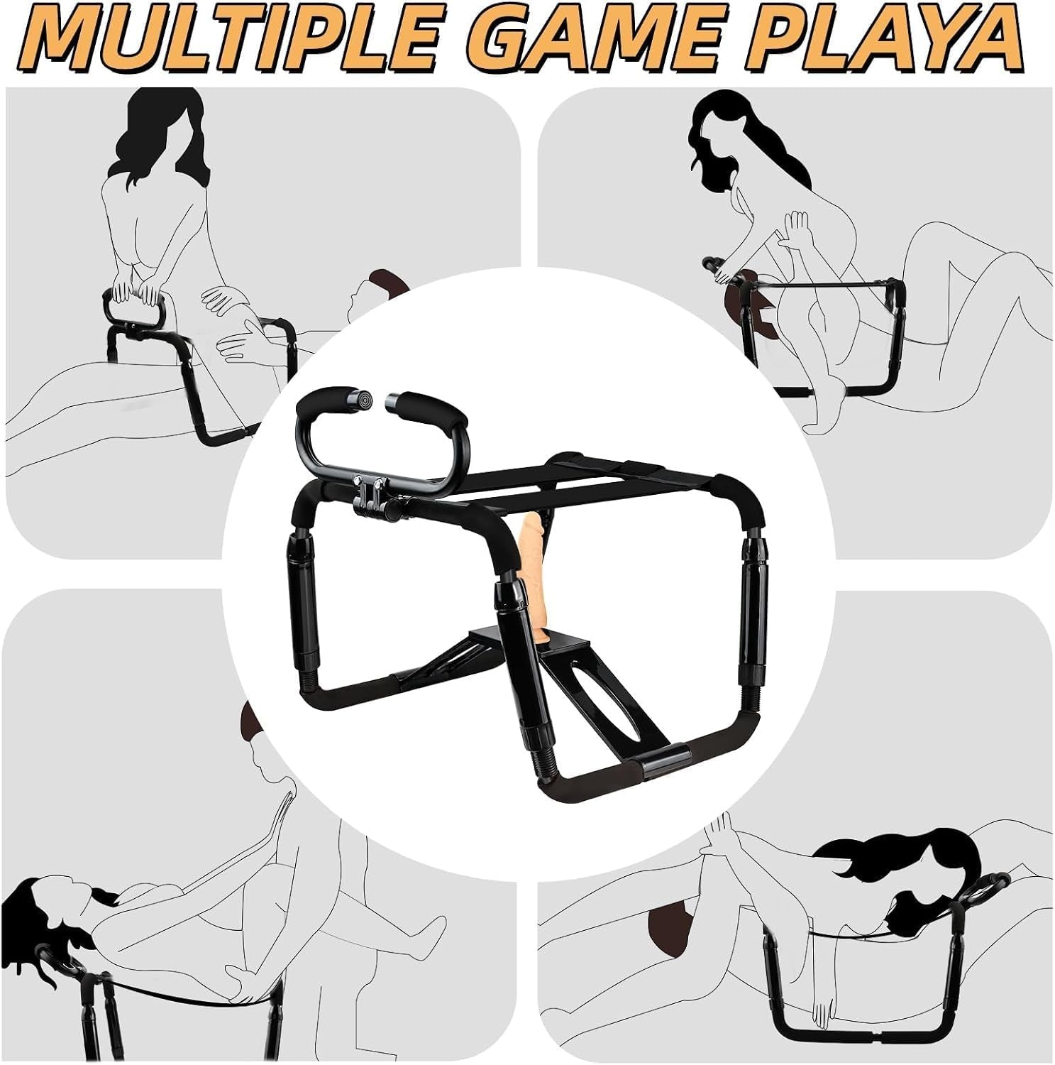 SinApex 500lb Support Sex Chair | Adjustable BDSM Sex Bench