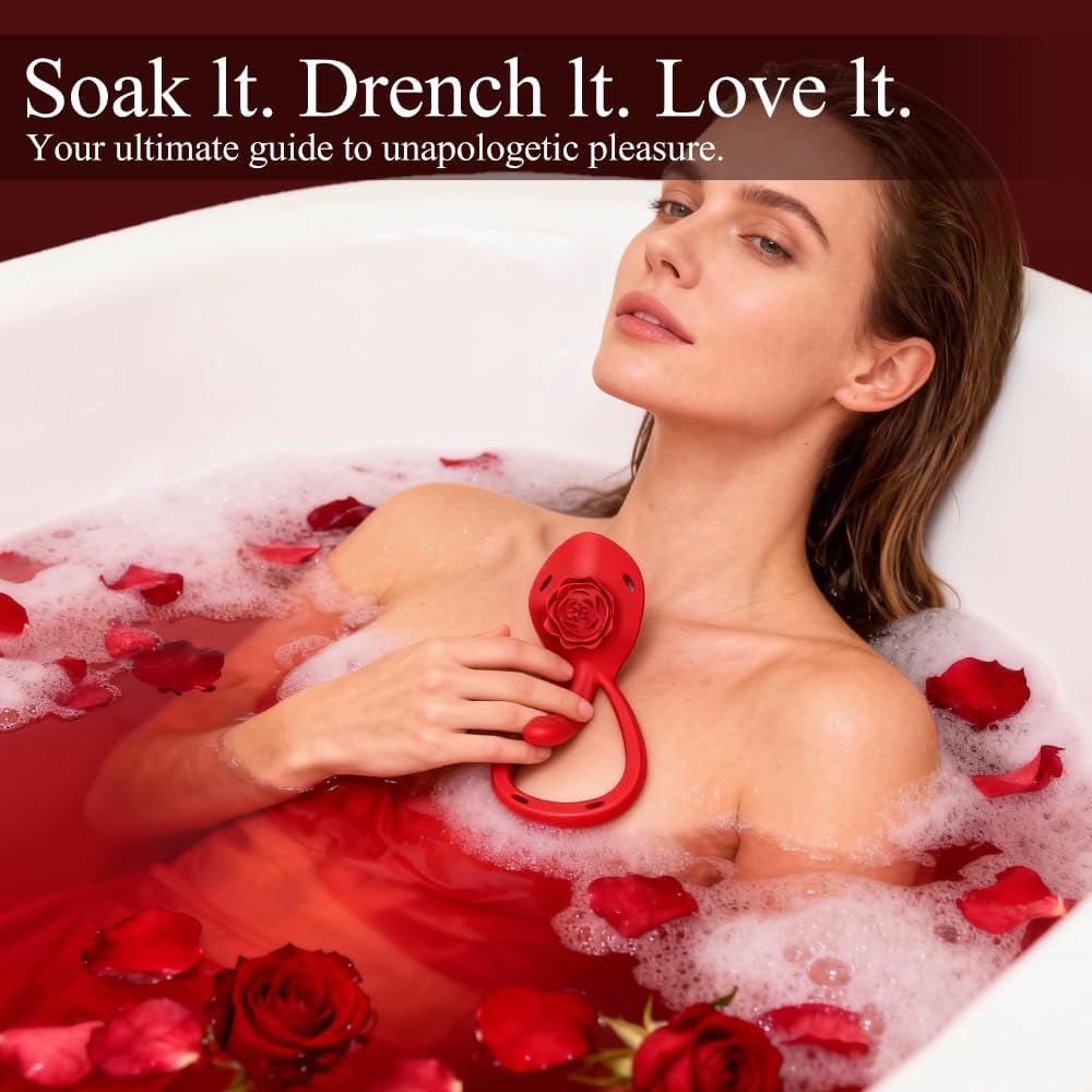 BloomDrive Cock Ring Clit Stimulator G - Spot Wearable 9 Modes - SinfulX - Personal Care > Sexual Wellness > Couples Cock Ring