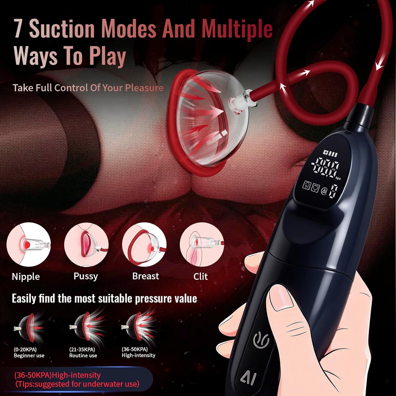 VelatriX Electric Pussy Pump 8 Cup Kit - SinfulX - Personal Care > Sexual Wellness > Pussy Pump