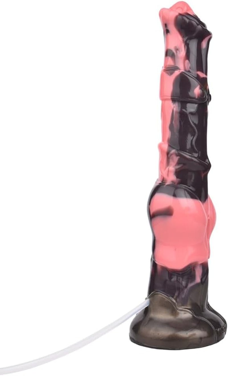 Squirting Dildo Silicone Ejaculating Penis, 12 Inch Colorful Fantasy Large Penis with Strong Suction Cup, Soft Anal Dildo, Adult Sex Toy for Women Sex Pleasure - SinfulX - 