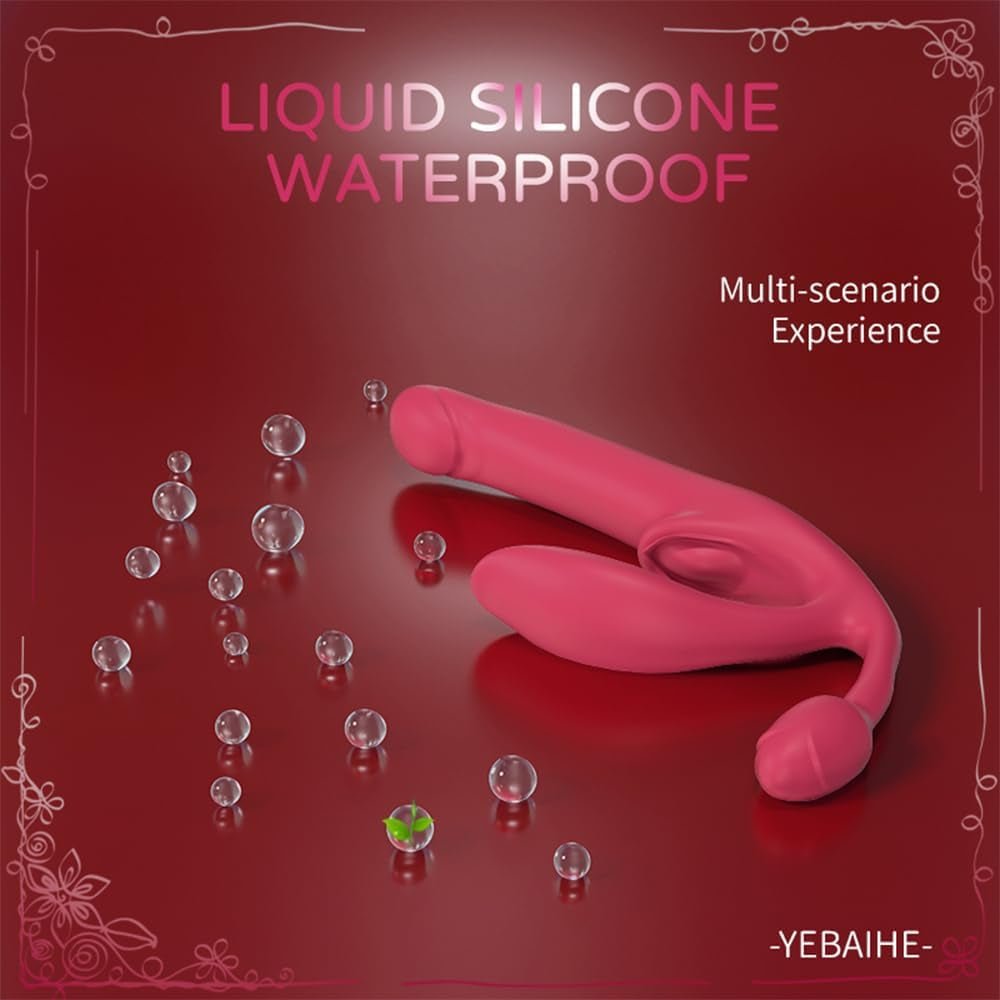QuadSync Triple Head Strapless Strap On Vibrator - SinfulX - Personal Care > Sexual Wellness > Strapless Strap - On