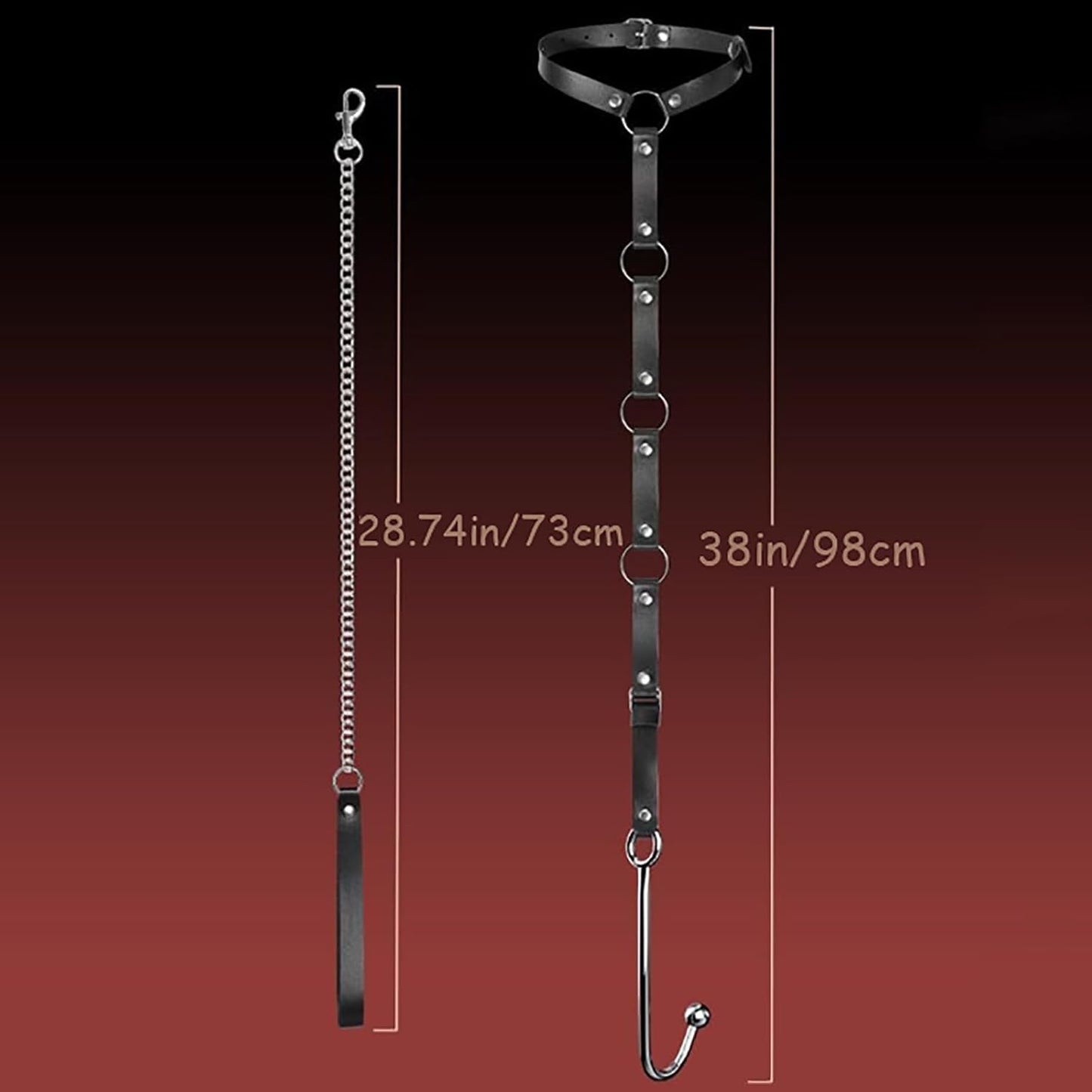BDSM Anal Hooks Adult Sex Toys Anal Hook Butt Plug Kit Slave Restraints Set Erotic Fetish Sex Bondage Roleplay SM Game Bedroom for Couples Women Men - SinfulX - 