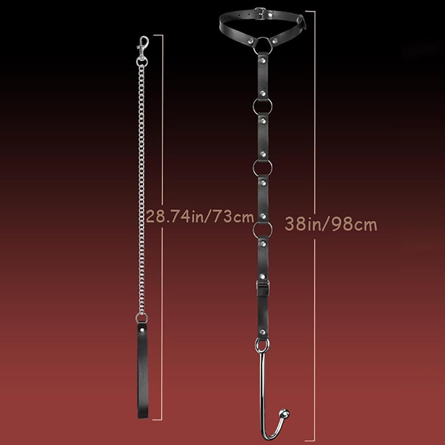 BDSM Anal Hooks Adult Sex Toys Anal Hook Butt Plug Kit Slave Restraints Set Erotic Fetish Sex Bondage Roleplay SM Game Bedroom for Couples Women Men - SinfulX - 
