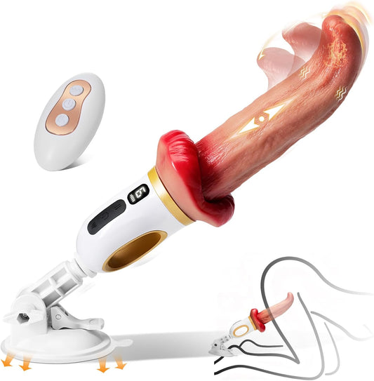 TongueRide Heated Dildo Thrust Machine - SinfulX - 