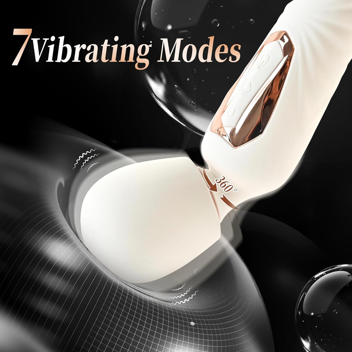 FlexWand Dual - Ended Flexible Wand Vibrator 10 Flapping 7 Modes - SinfulX - Personal Care > Sexual Wellness > Flapping/Tapping Vibrator