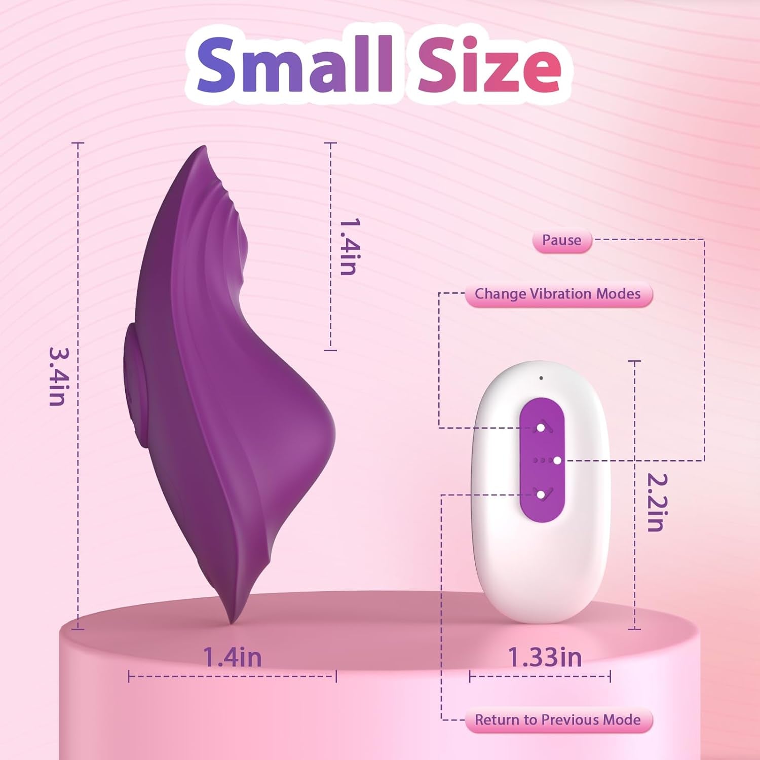 VelvetWing APP Butterfly Panty Vibrator Dual Motor - SinfulX - Personal Care > Sexual Wellness > Panty Vibrator