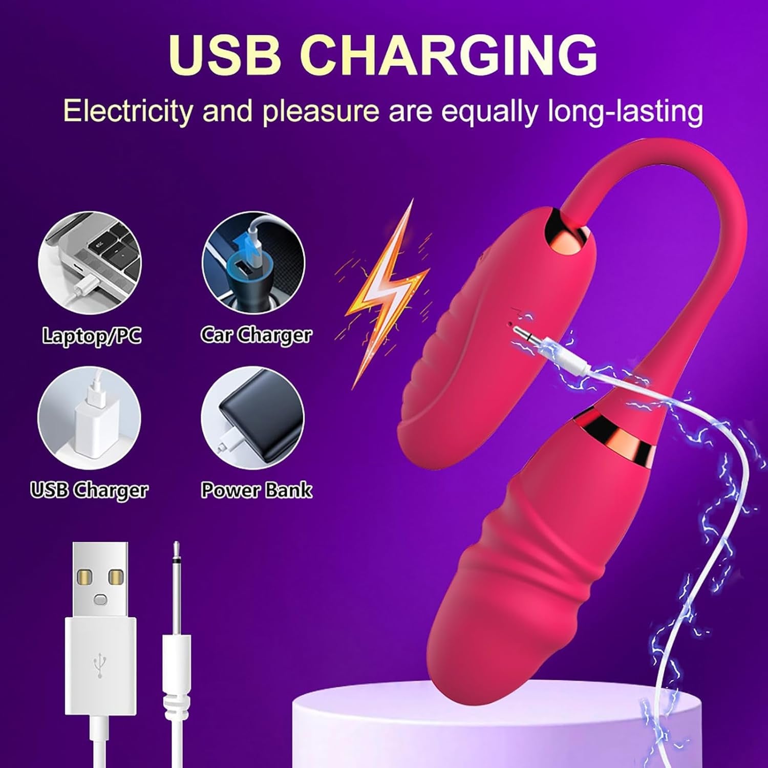 App Remote Control G Spot Vibrator for Couples Anal Double Ended Dildos Vibrators with 10 Vibration Modes Long Distance Remote Control Clitoris Stimulator Nipple Stimulator Female Sex Toys - SinfulX - 