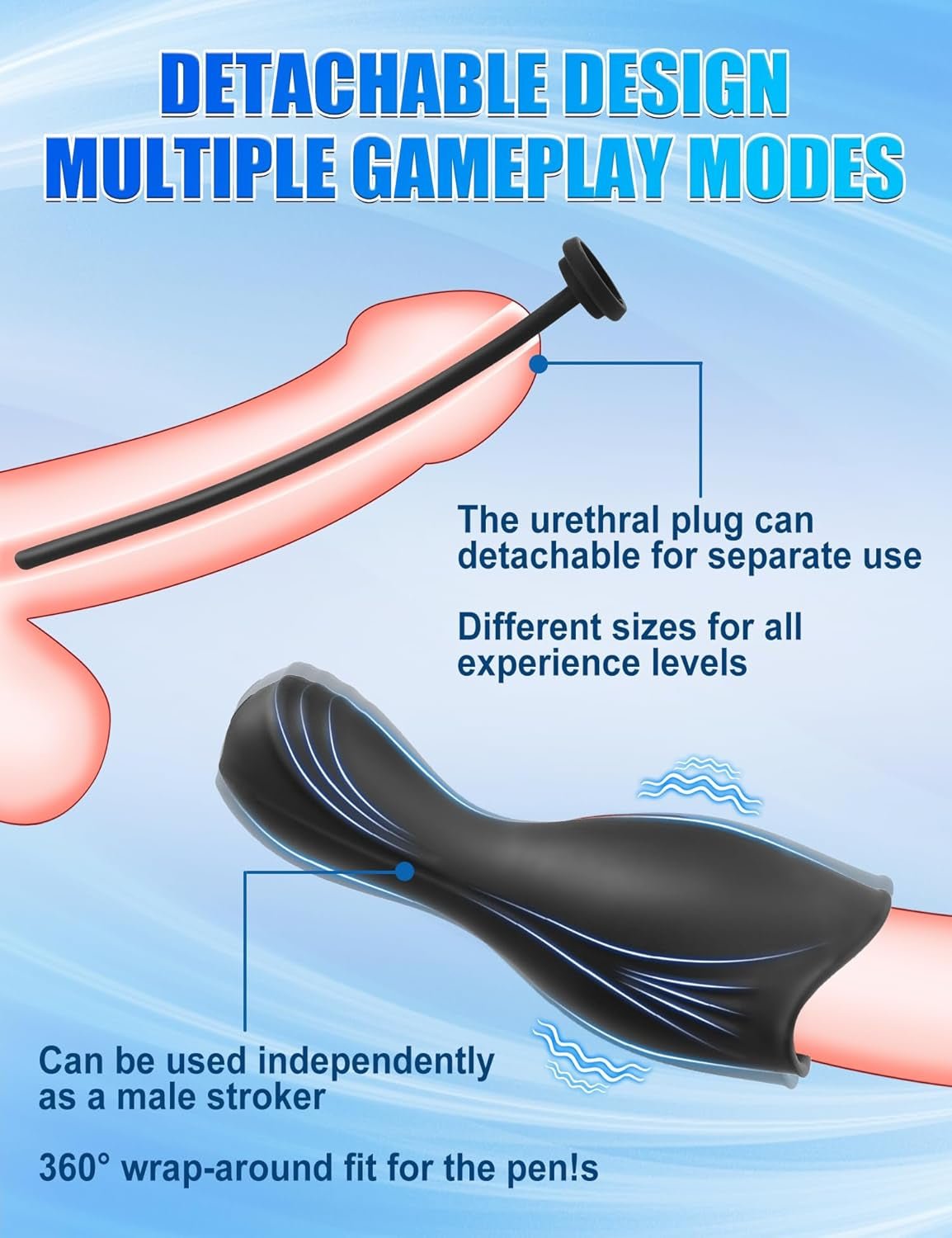 IronCore Male Penis Vibrator Urethral Trainer Kit - SinfulX - Personal Care > Sexual Wellness > Penis Plug