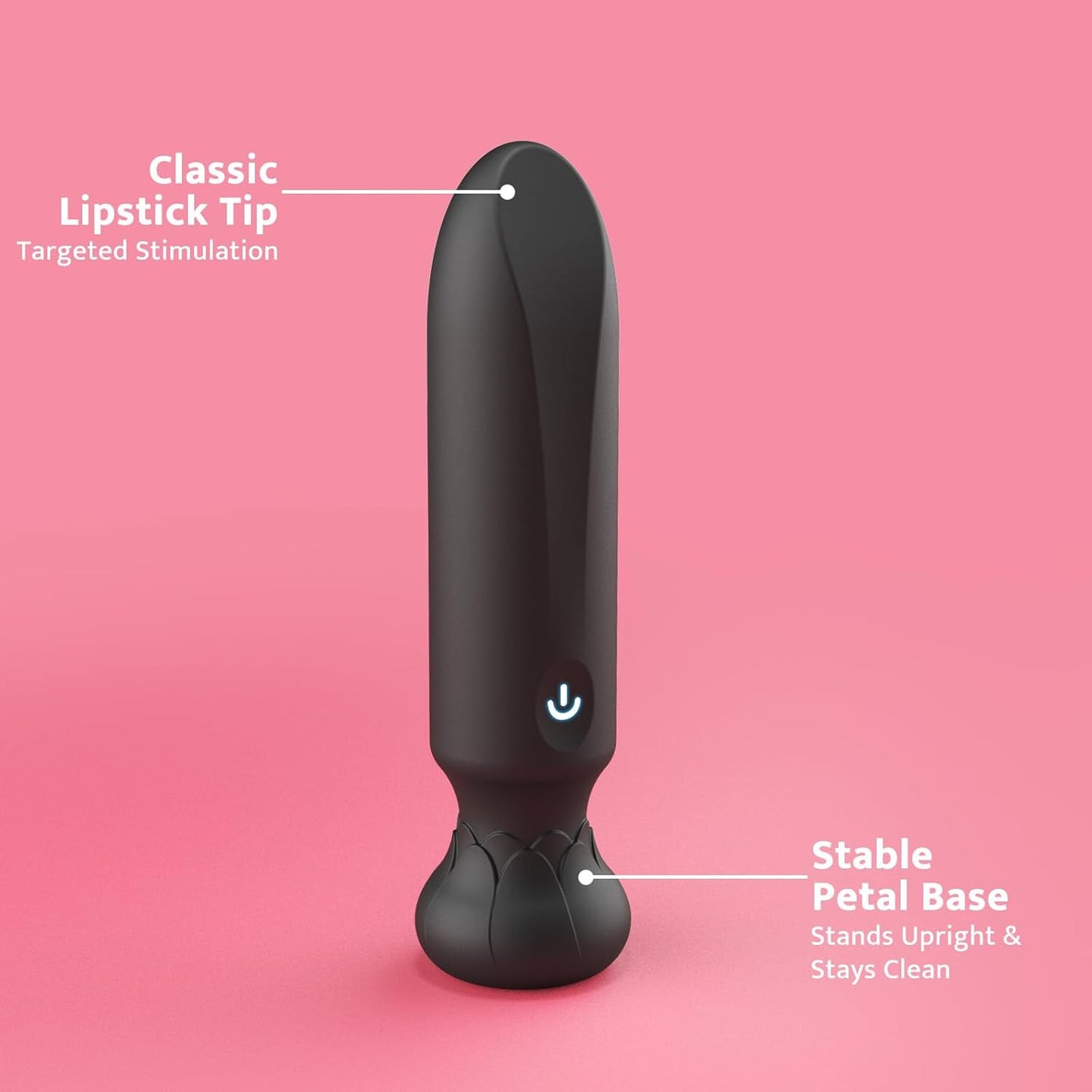 MidnightLuxe Bullet Vibrator 10 Modes Waterproof Silicone Rechargeable - SinfulX - Personal Care > Sexual Wellness > Bullet Vibrator