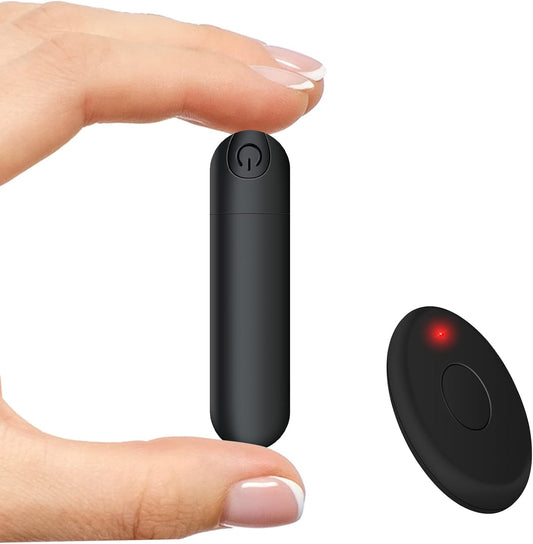 Vibrator Remote Control Vibrate Massager - 10 Speed for Travel USB Rechargeable Waterproof Vibrator Wand - Adult Toys for Women (Black)