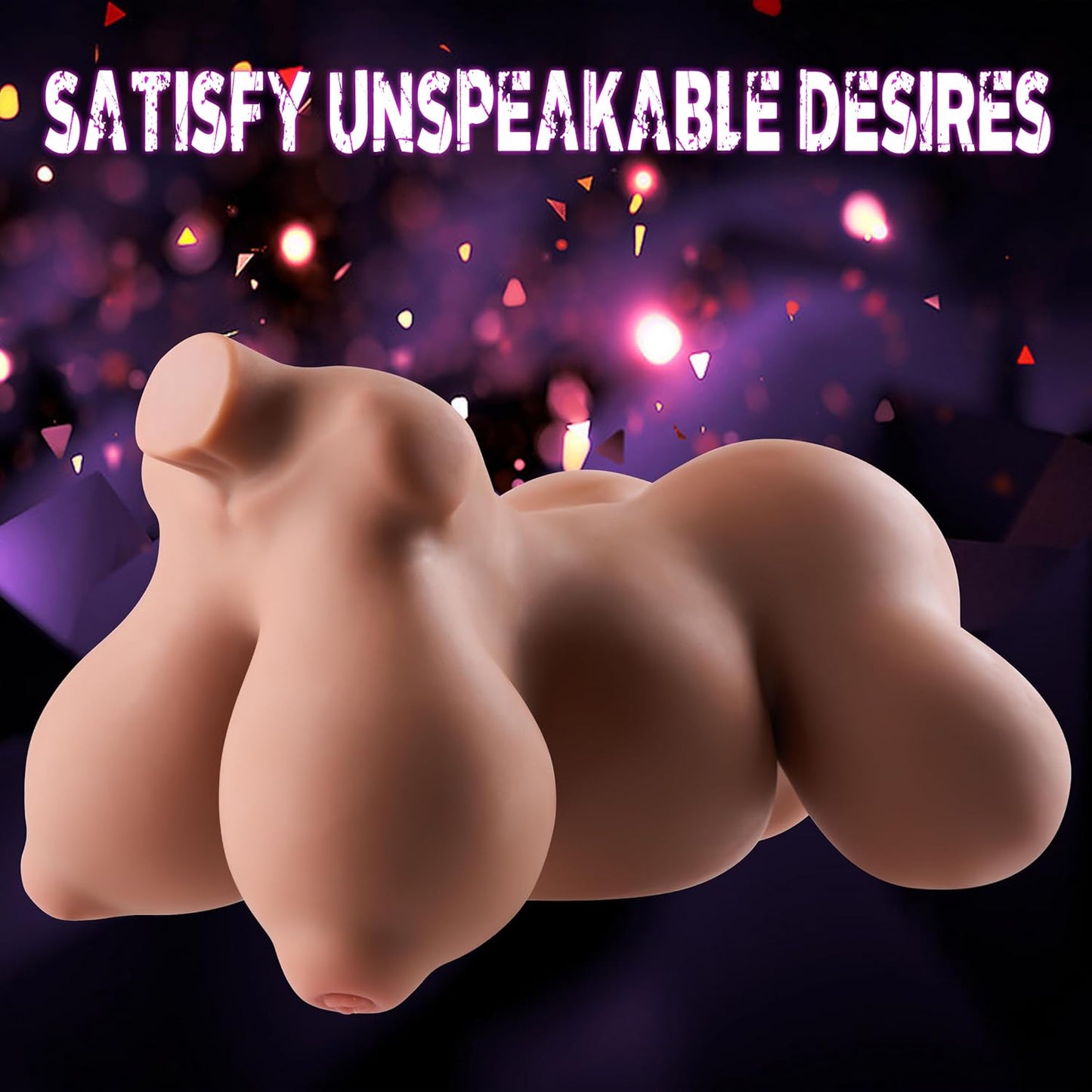 NoctaBelly Brown 4 - Hole TPE Prolapse Torso Sex Doll - SinfulX - 
