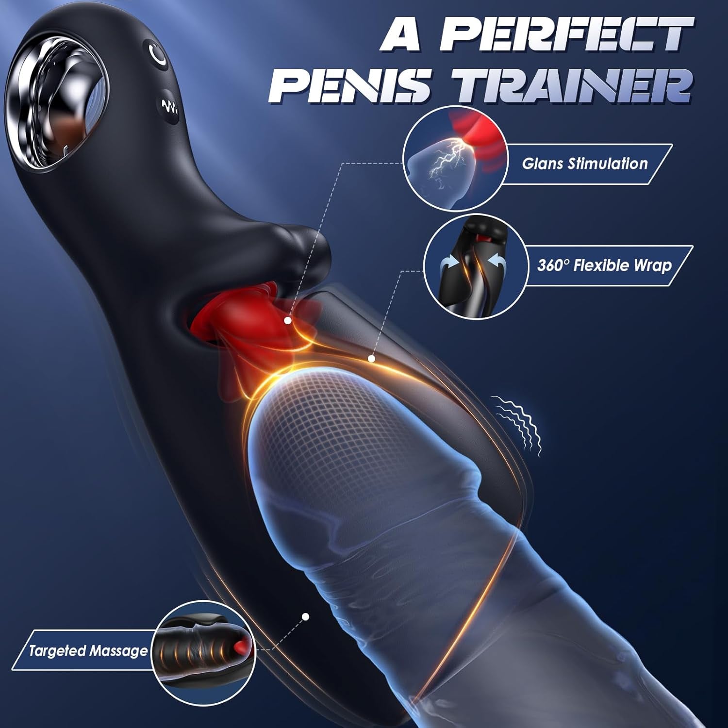 Male Sex Toys for Men Tongue Vibrator -  Male Masturbator AI Smart APP Control Pocket Pussy Stroker with 10 Licking & Vibrating Modes Penis Vibrator, Adult Male Sex Toys Lubricant Oils Massage