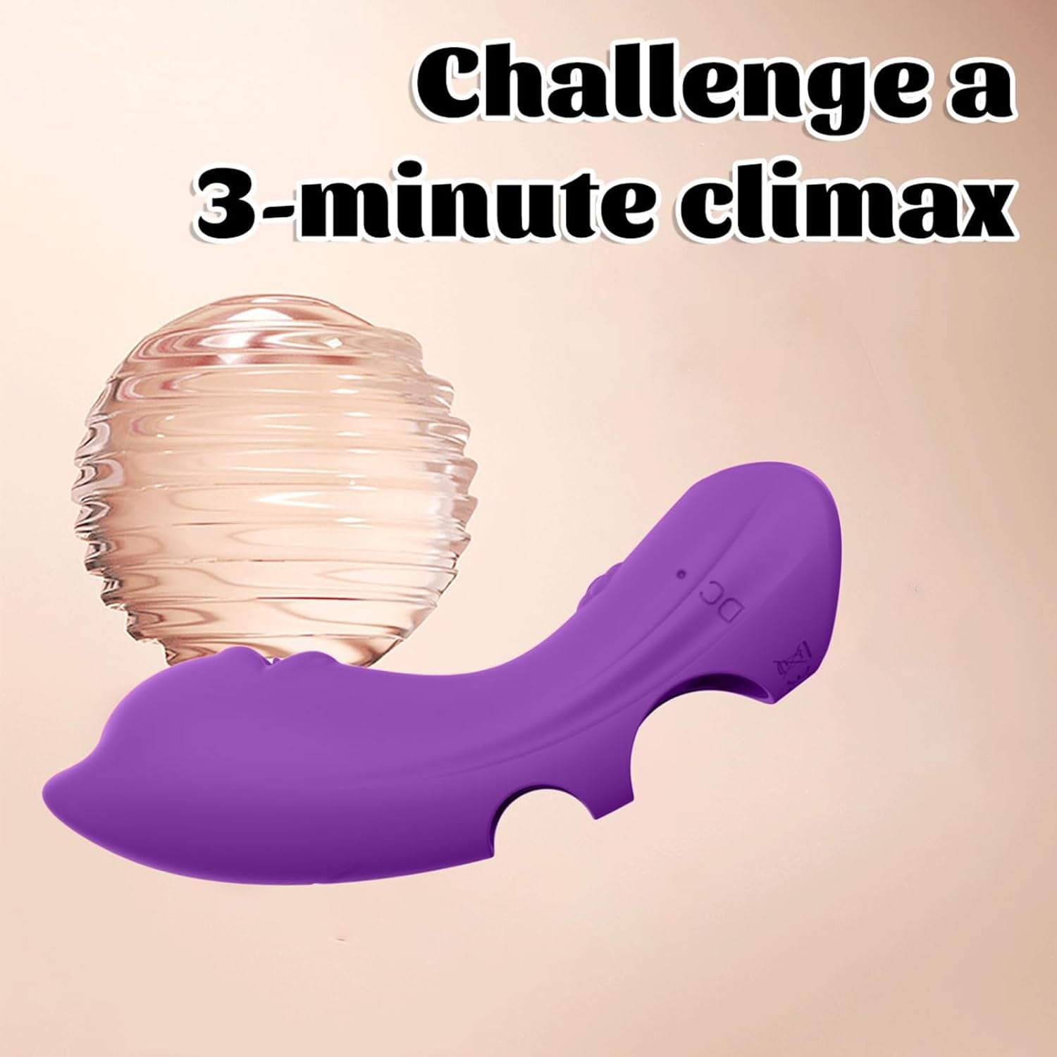 KittyCurve Cat Finger Vibrator 10 Modes Waterproof Purple - SinfulX - Personal Care > Sexual Wellness > Finger Vibrator